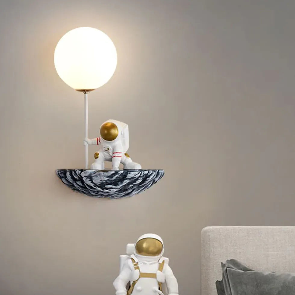 wandleuchte jugendzimmer moderne astronauten design leuchte - Clowas.de