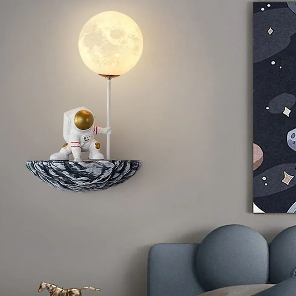 wandleuchte jugendzimmer moderne astronauten design leuchte - Clowas.de
