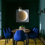 wandleuchte led wohnzimmer moderne weiße moon lampen - Clowas.de