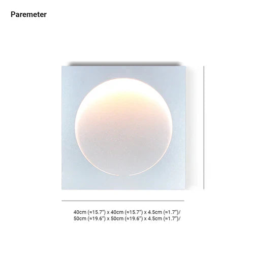 wandleuchte led wohnzimmer moderne weiße moon lampen - Clowas.de