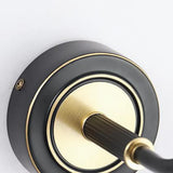 Wandleuchte linear schwarz im amerikanischen Antler Stil - Clowas.de