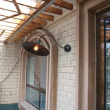 Wandleuchte mit Arm elegante Außenbeleuchtung in Schwarz - Clowas.de