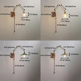 Wandleuchte mit beweglichem Arm modern und schlicht - Clowas.de