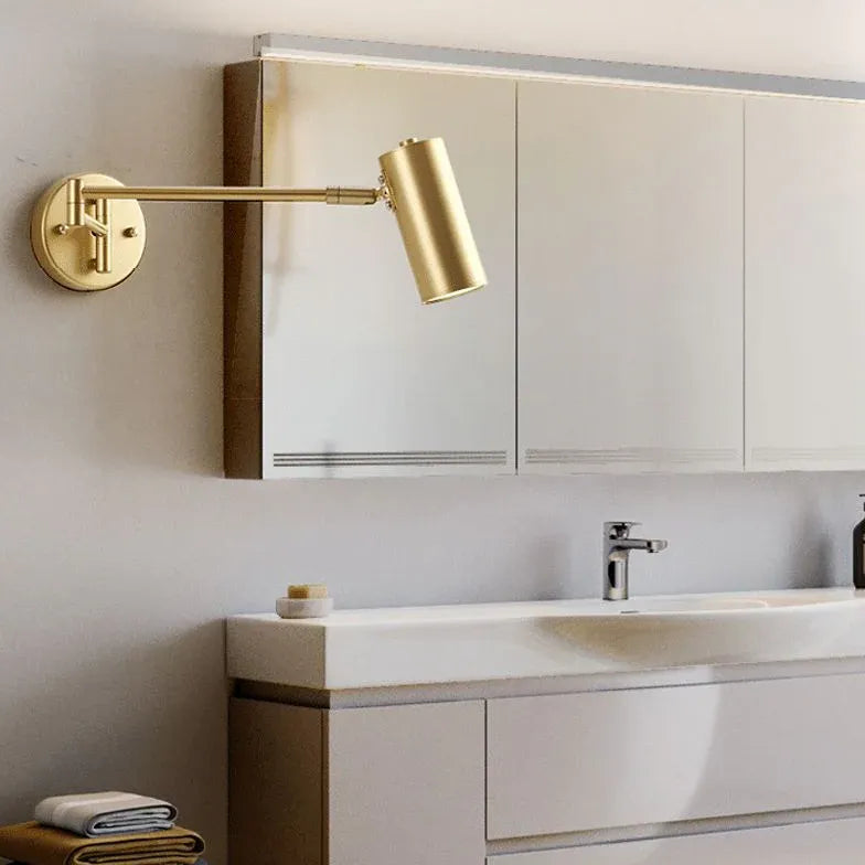 Wandleuchte mit Leselampe nordisch schlicht Faltarm - Clowas.de