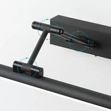 Wandleuchte mit Schwenkarm schwarz im modernen ausziehbaren Design - Clowas.de