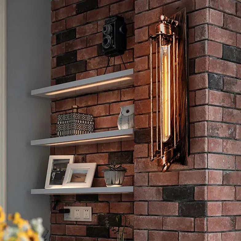 Wandleuchte Retro Vintage elegantes schwarzes Design - Clowas.de