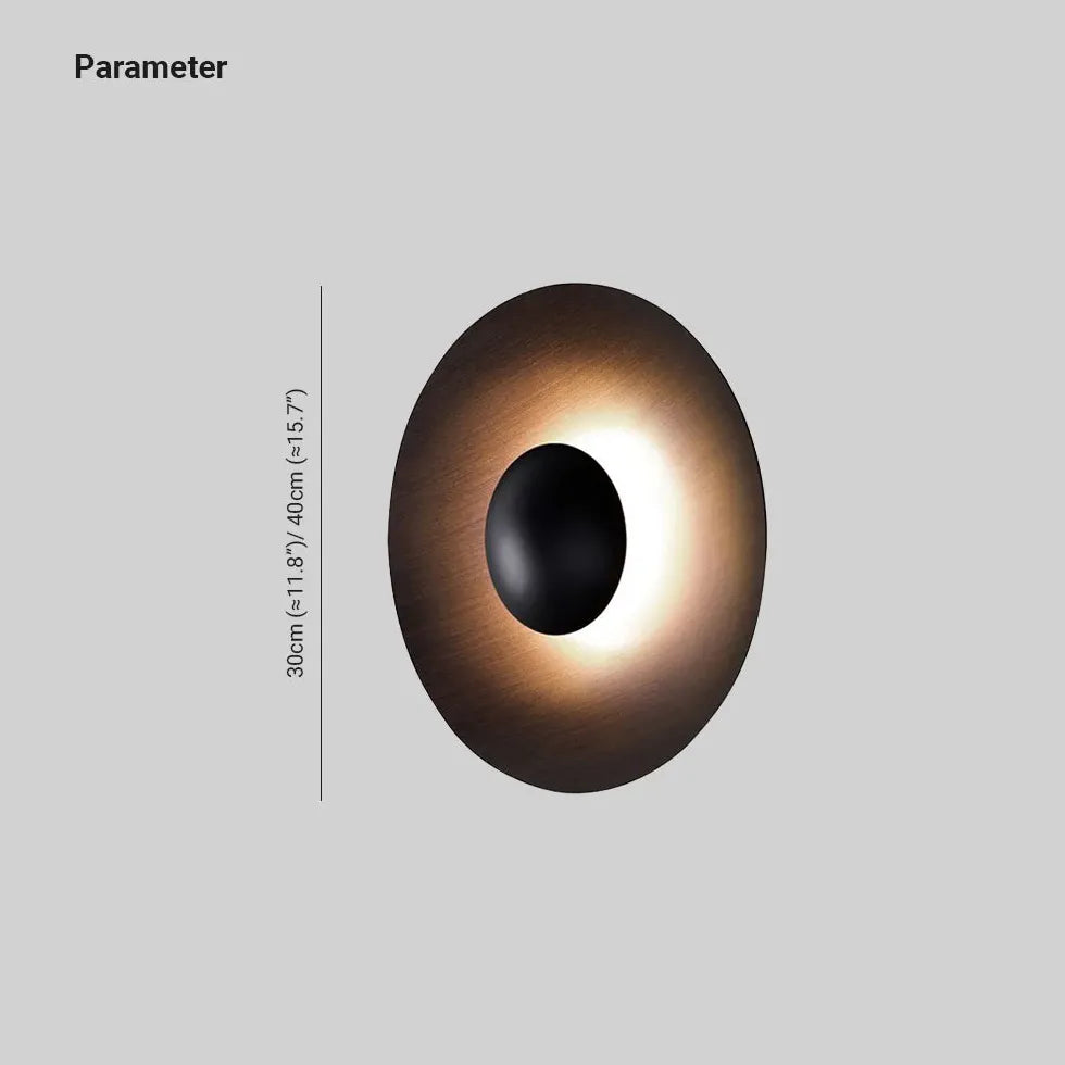 Wandleuchte rund aussen moderne Design für Garten - Clowas.de