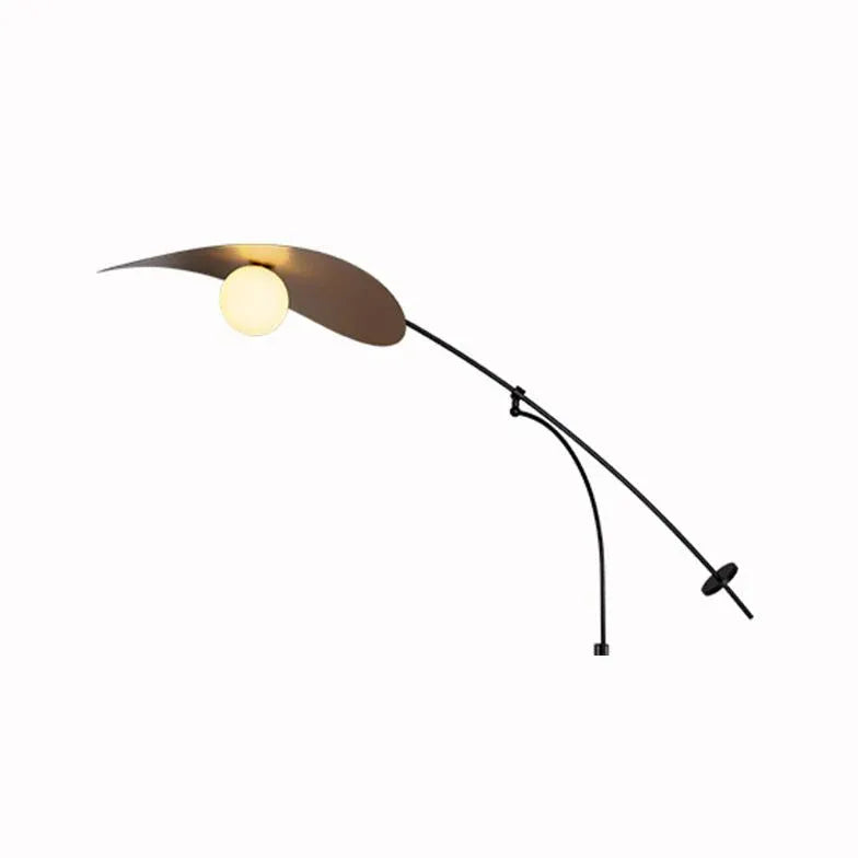 Wandleuchte rund schwarz elegante moderne Beleuchtung - Clowas.de