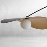 Wandleuchte rund schwarz elegante moderne Beleuchtung - Clowas.de