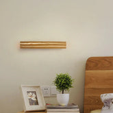 wandleuchte wohnzimmer dimmbar elegante holz design - Clowas.de