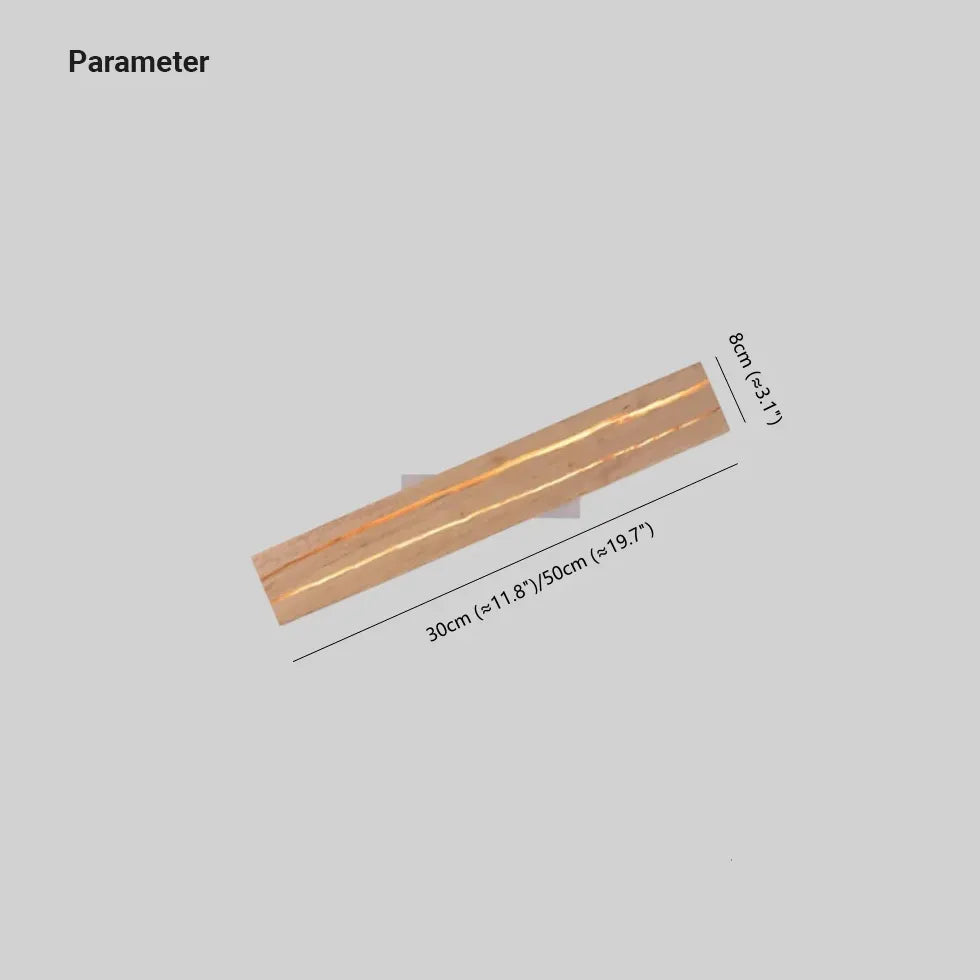 wandleuchte wohnzimmer dimmbar elegante holz design - Clowas.de