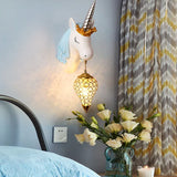 Wandleuchte Schlafzimmer Design Kinderzimmer Einhorn Nordisch - Clowas.de