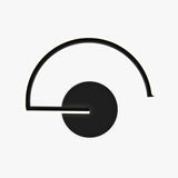 Wandleuchte schwarz design moderne minimalistische Gestaltung - Clowas.de