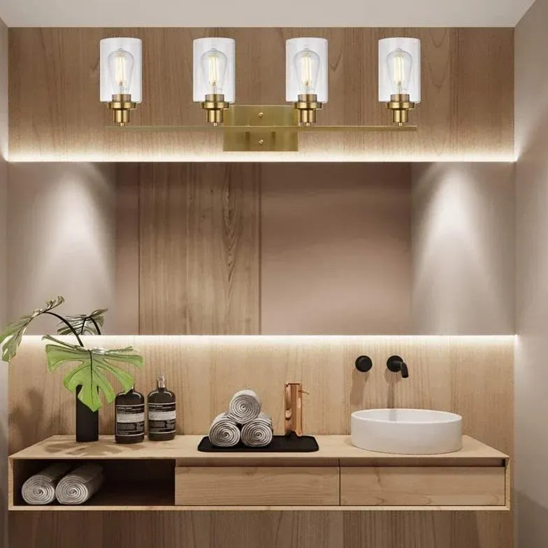 Wandleuchte Schwarz Eckig Modernes Design Glas - Clowas.de