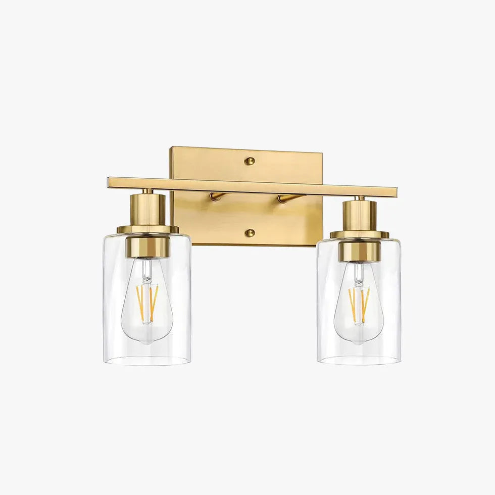 Wandleuchte Schwarz Eckig Modernes Design Glas - Clowas.de