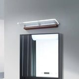 Wandleuchte Schwarz Holz Acryl Einfaches Design - Clowas.de