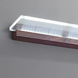 Wandleuchte Schwarz Holz Acryl Einfaches Design - Clowas.de