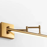 Wandleuchte Schwenkarm Gold mit ausziehbarem modernem Design - Clowas.de