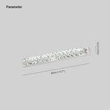 Wandleuchte Silber im modernen Kristall Luxus Design - Clowas.de