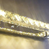 Wandleuchte Silber im modernen Kristall Luxus Design - Clowas.de