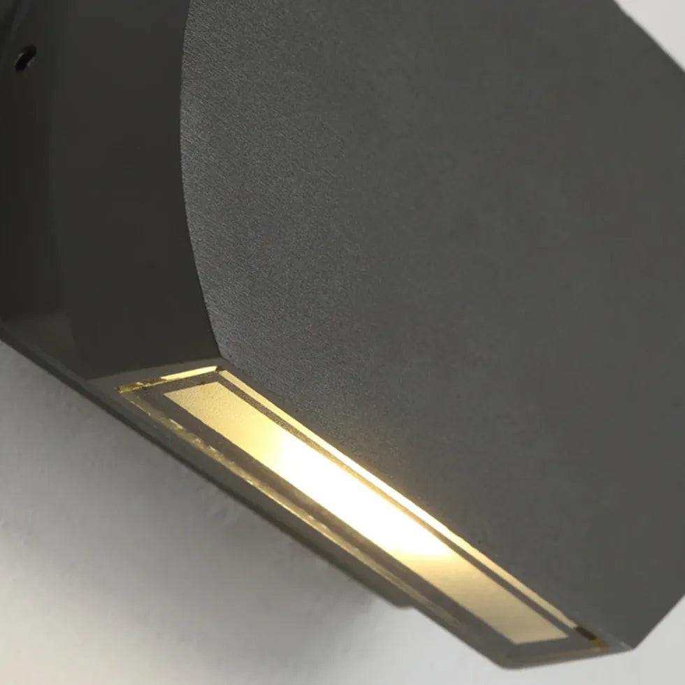 Wandleuchte up down außen led modernes schlichtes Design - Clowas.de
