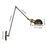 Wandleuchte Vintage Schwarz im Retro-Stil - Clowas.de