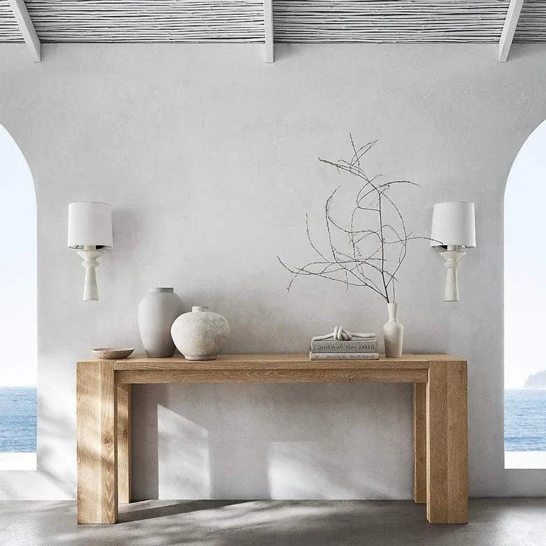 Wandleuchte weiß vintage im nordischen schlichten Design - Clowas.de