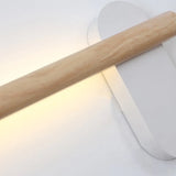 Wandleuchte weiss modern nordisch Holz Design - Clowas.de