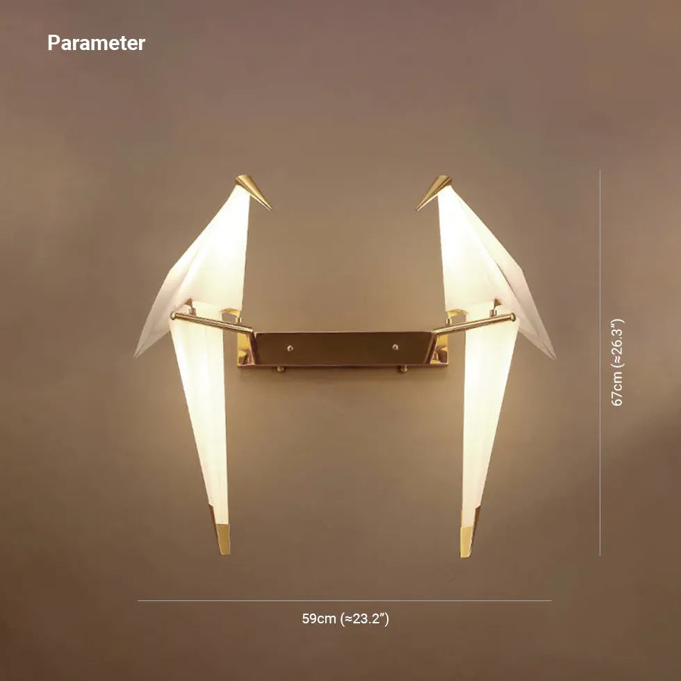 Wandleuchte Wohnzimmer Landhausstil moderne elegante Vogelgestaltung - Clowas.de