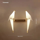 Wandleuchte Wohnzimmer Landhausstil moderne elegante Vogelgestaltung - Clowas.de