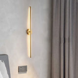 Wandleuchte Wohnzimmer LED Goldene Moderne Simplizität - Clowas.de