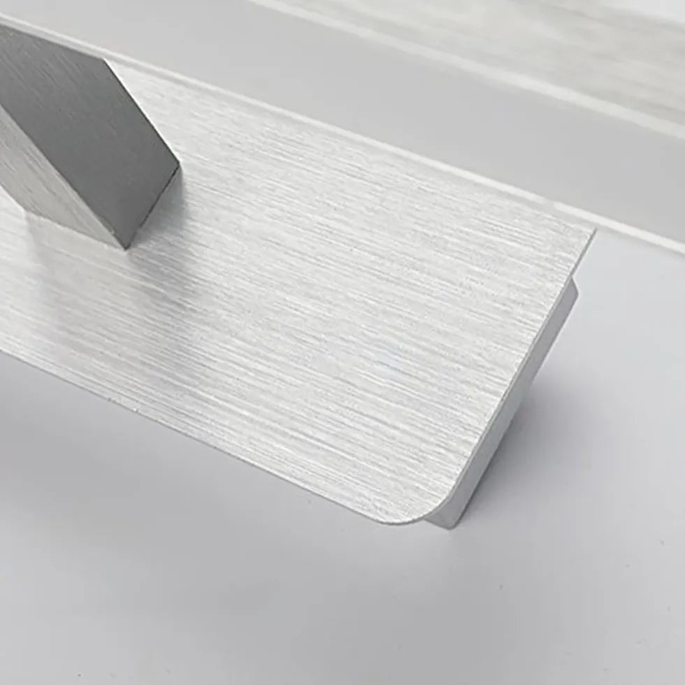 Wandleuchte Wohnzimmer mit Schalter in modernem Silber Design - Clowas.de