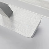 Wandleuchte Wohnzimmer mit Schalter in modernem Silber Design - Clowas.de