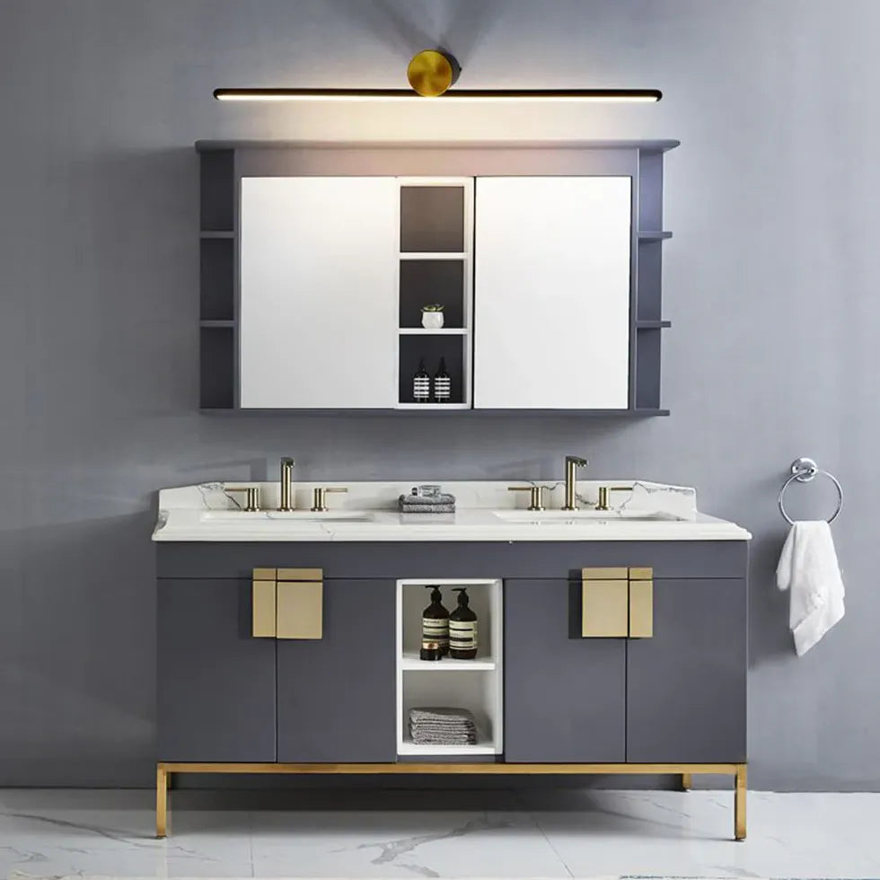 Wandleuchten innen gold im modernen langen Design - Clowas.de