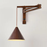 wandleuchten mit arm aus holz faltbar minimalistisch - Clowas.de