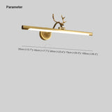 Wandleuchten Schwarz Gold im amerikanischen Geweih Stil - Clowas.de