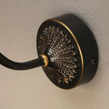 Wandleuchten Schwarz Gold im amerikanischen Geweih Stil - Clowas.de