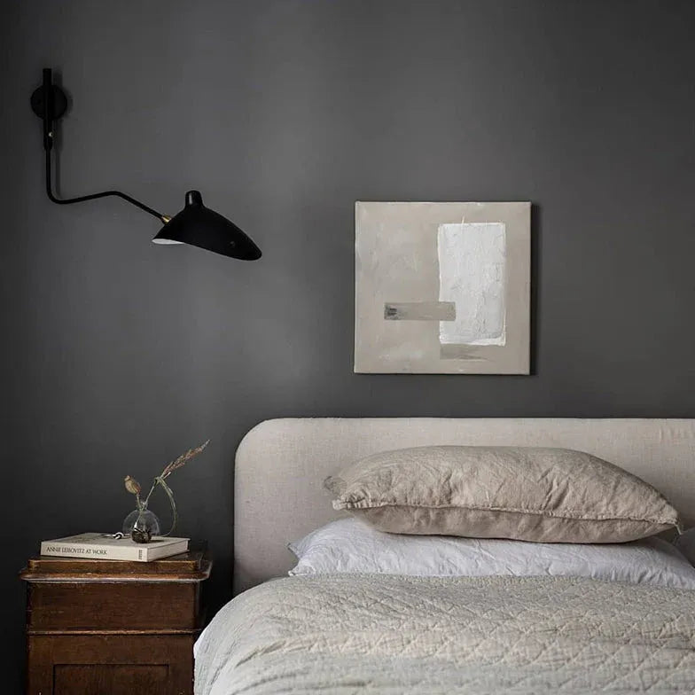 Wandleuchten schwarz metall langarm modern minimalistisch - Clowas.de