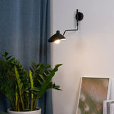 Wandleuchten schwarz metall langarm modern minimalistisch - Clowas.de