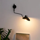 Wandleuchten schwarz metall langarm modern minimalistisch - Clowas.de