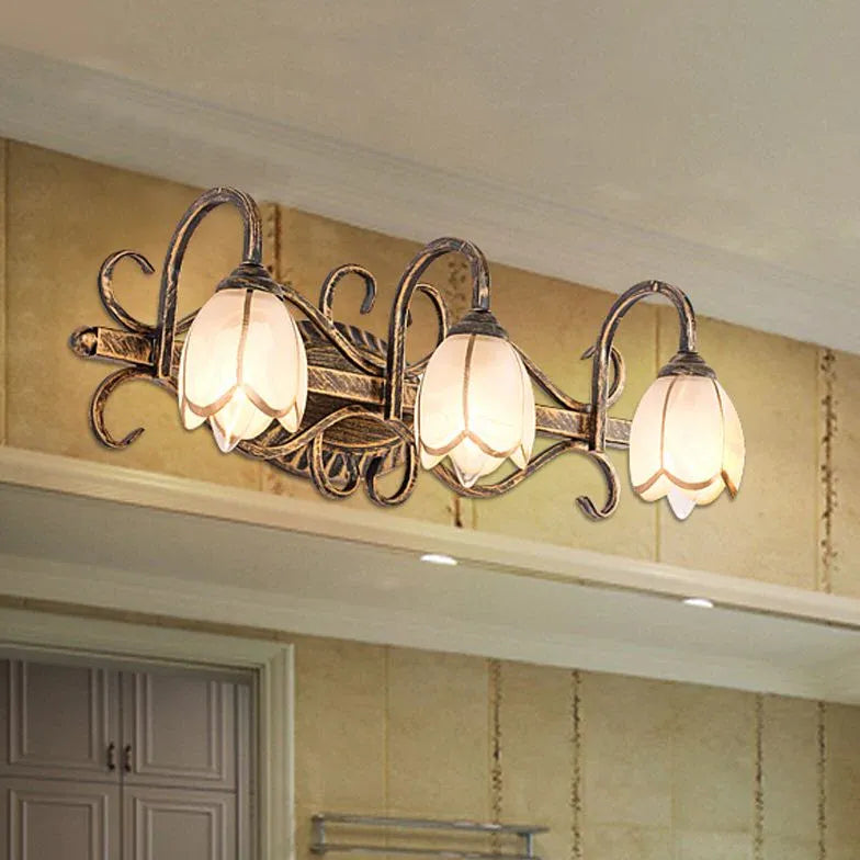 Wandleuchter Messing im amerikanischen Vintage LED Stil - Clowas.de