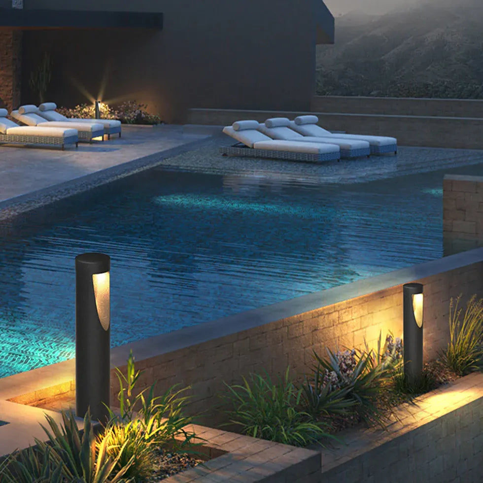 Wegeleuchte schwarz moderne einfache Outdoor Beleuchtung - Clowas.de