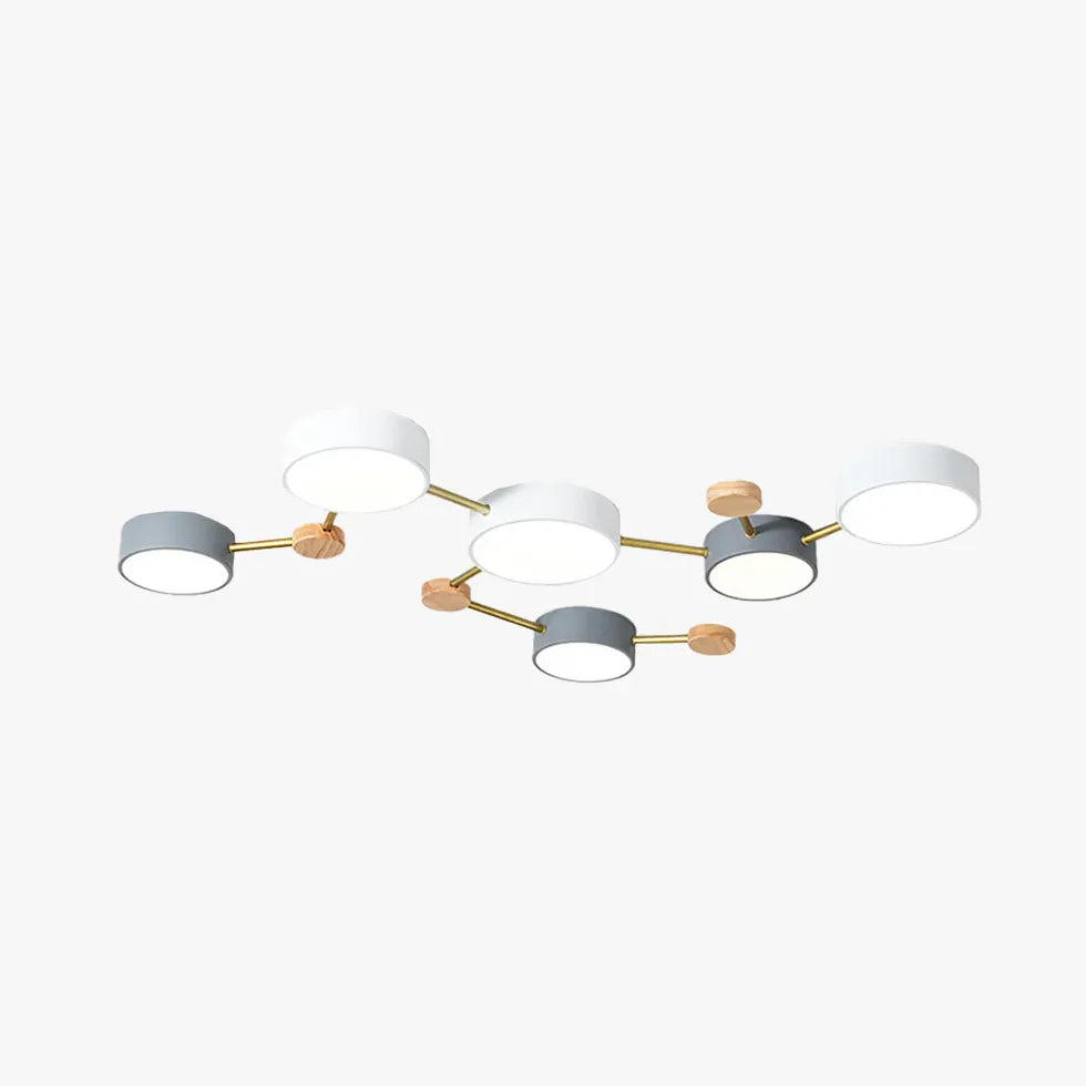 Wohnzimmer Deckenleuchte LED dimmbar modernes Design - Clowas.de