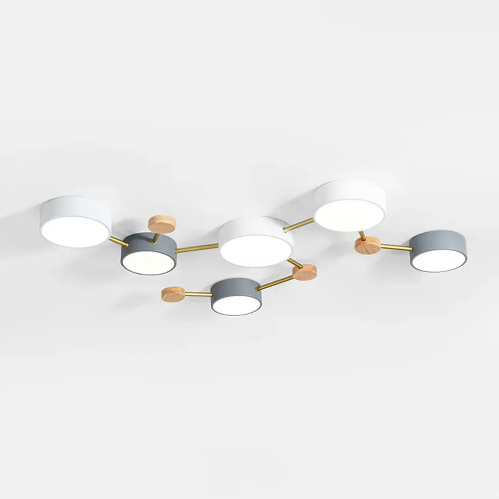 Wohnzimmer Deckenleuchte LED dimmbar modernes Design - Clowas.de