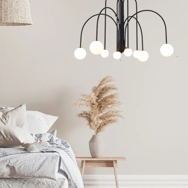 wohnzimmer hängelampe schwarz im nordischen Stil moderne Eleganz - Clowas.de