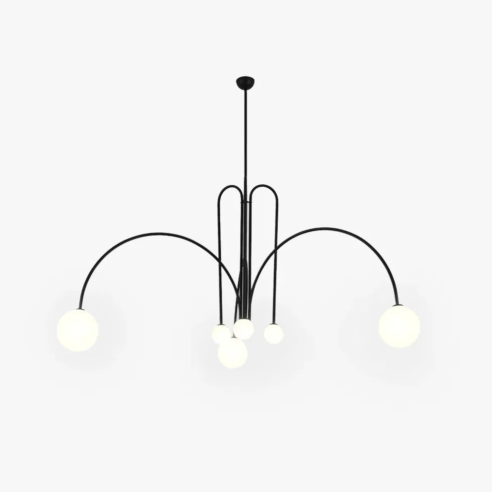 wohnzimmer hängelampe schwarz im nordischen Stil moderne Eleganz - Clowas.de