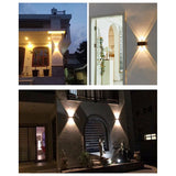 Waterproof Solar Powered Outdoor Wall Decor Light