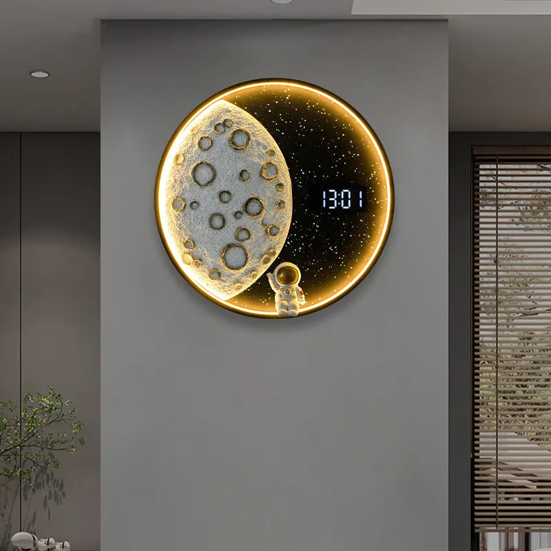 Dimmbare Wandlampe im Mondlandungsstil für das Wohnzimmer