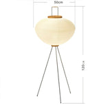Dreibein Papier Stehlampe im Japanischen Laternenstil