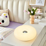 Glas Tischlampe mit Dimmbarem Donut Design